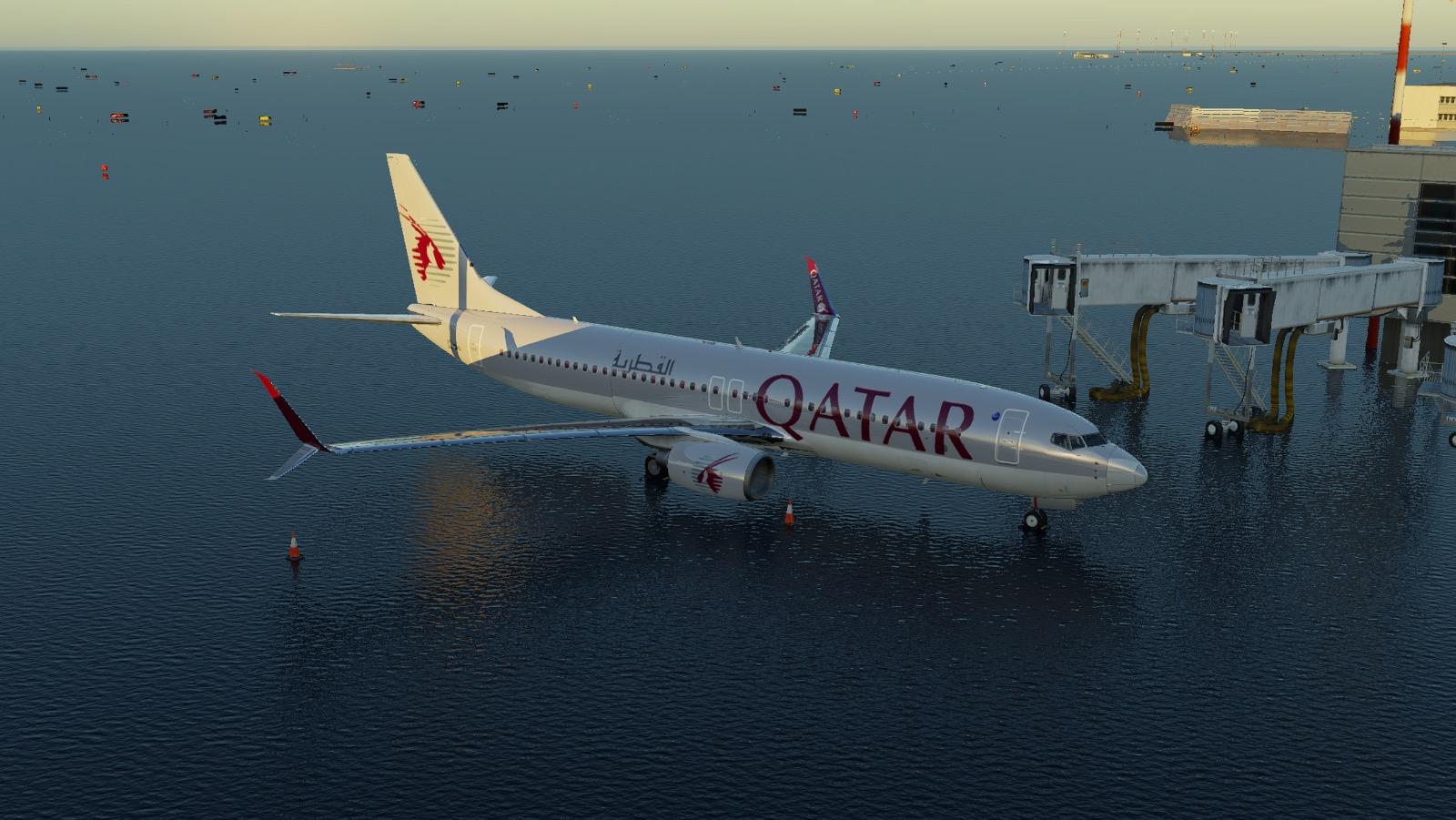 Water instead of land? Middle East Scenery - XP12 Scenery - X