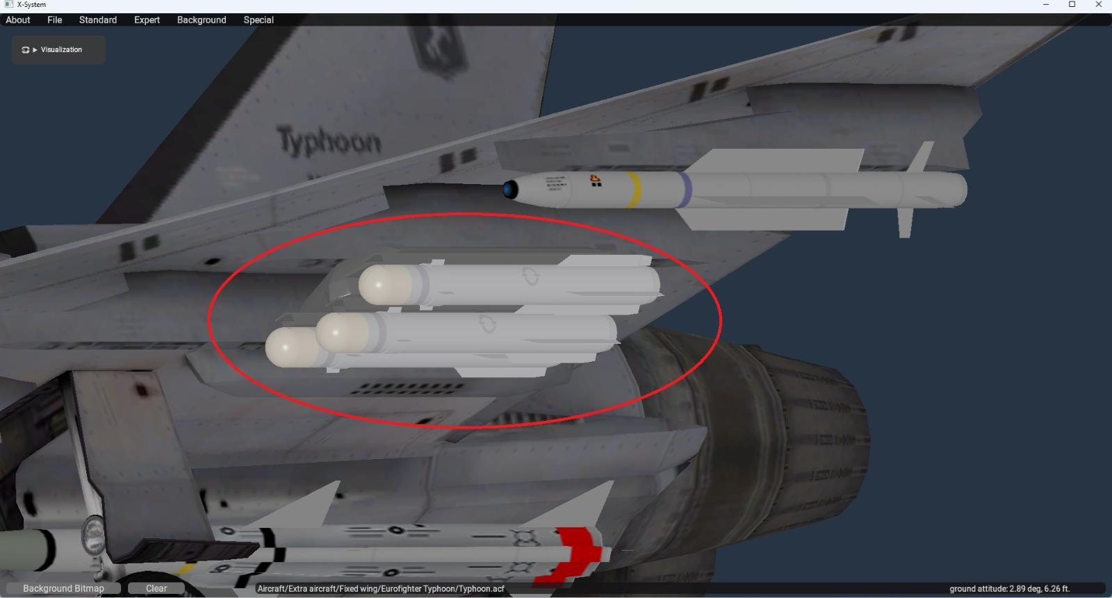 Eurofighter armament Brimstone Millimetre radar guided - Aircraft Skins ...