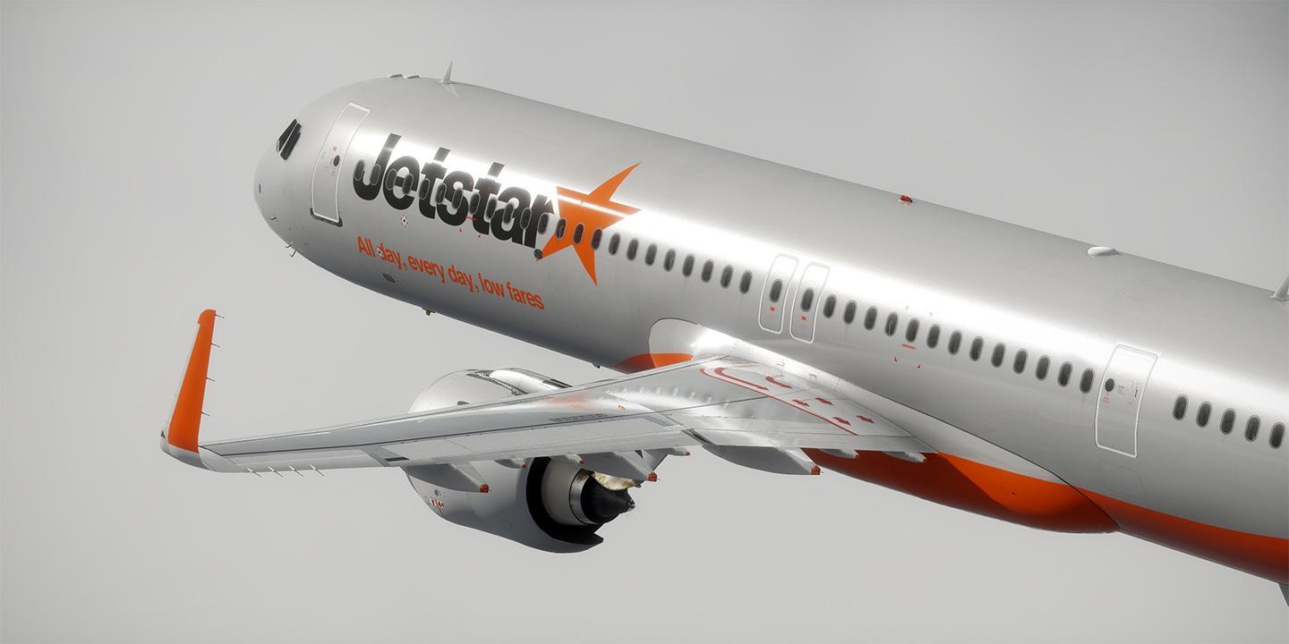 Toliss A321neo Jetstar Japan - UHD 8K and 4K - Toliss A321 - X