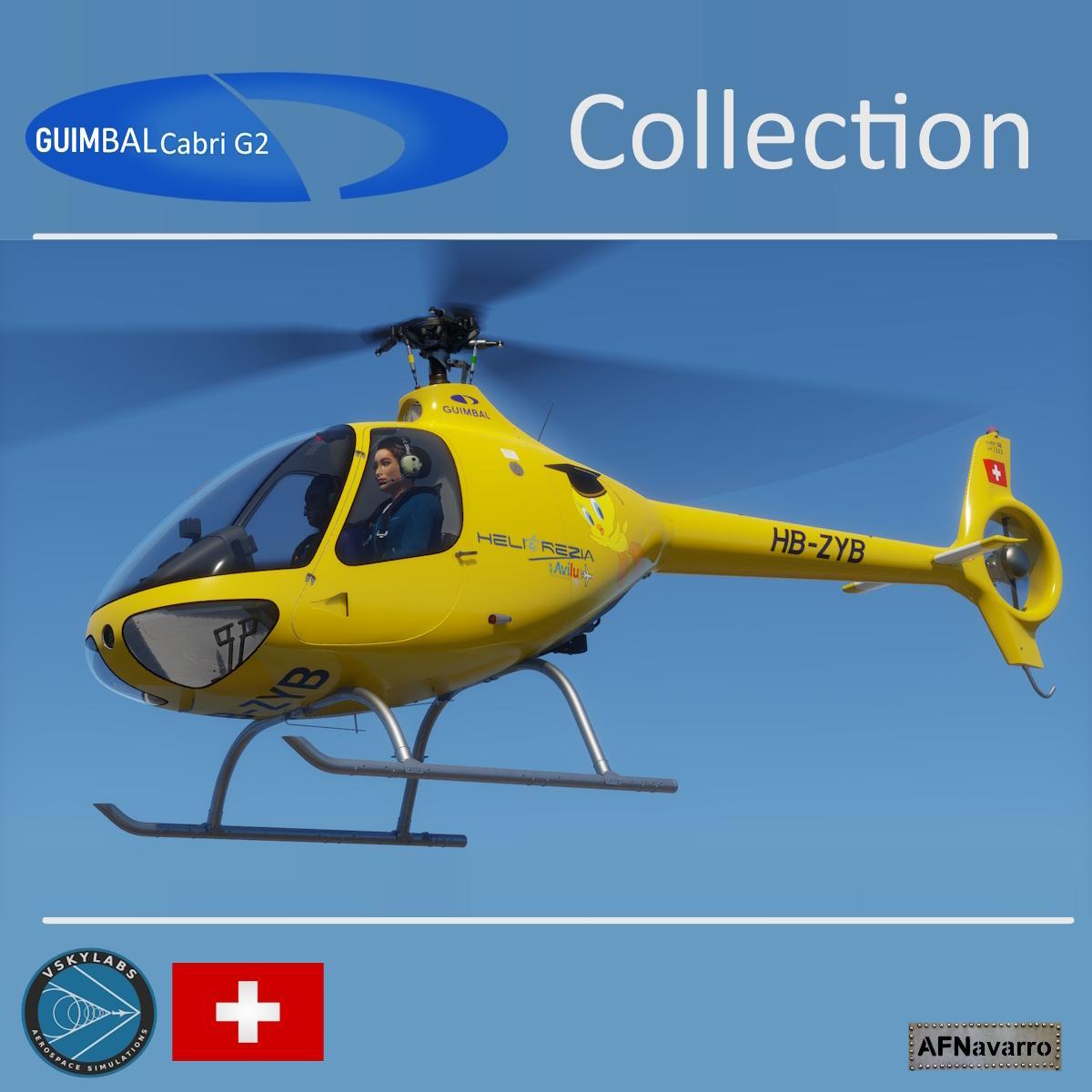 Livery HB-ZYB for Guimbal Cabri G2 XP12, by VSKYLABS - Aircraft