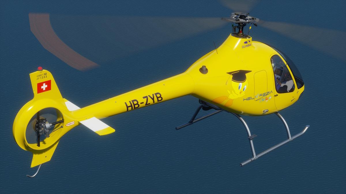Livery HB-ZYB for Guimbal Cabri G2 XP12, by VSKYLABS - Aircraft