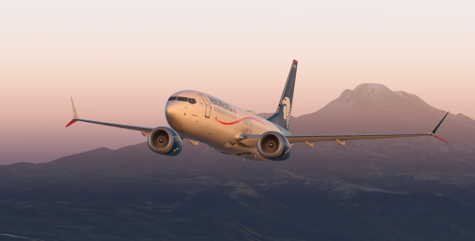 AeroMexico (XA-MFM) 737 Max 8 - Aircraft Skins - Liveries - X