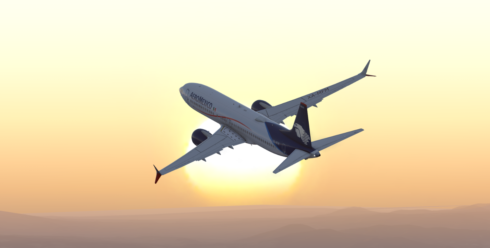 AeroMexico (XA-MFM) 737 Max 8 - Aircraft Skins - Liveries - X