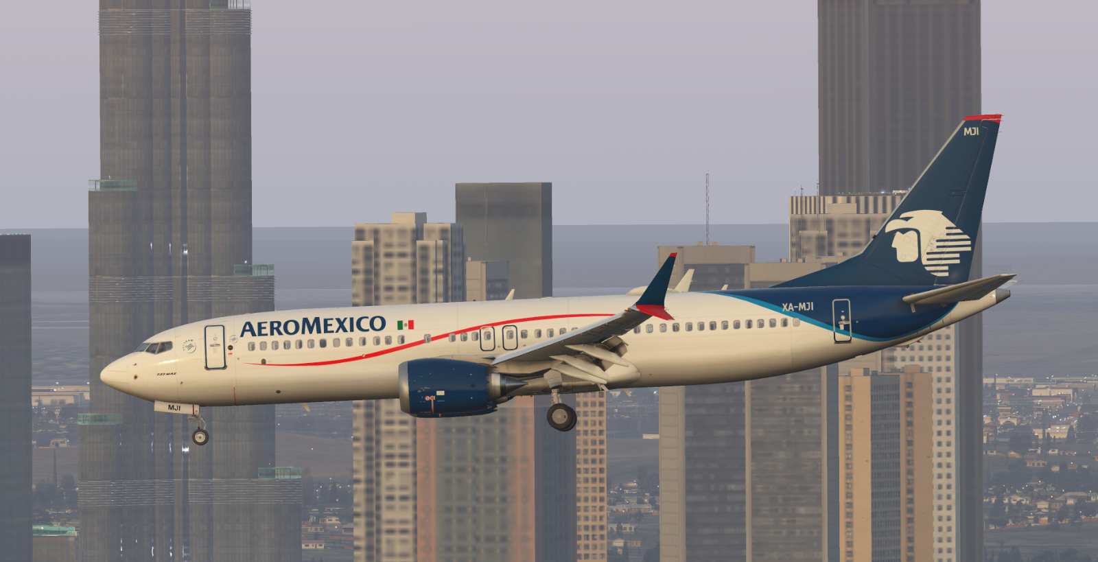 AeroMexico (XA-MJI) 737 Max 8 - Zibo 737 - X-Plane.Org Forum