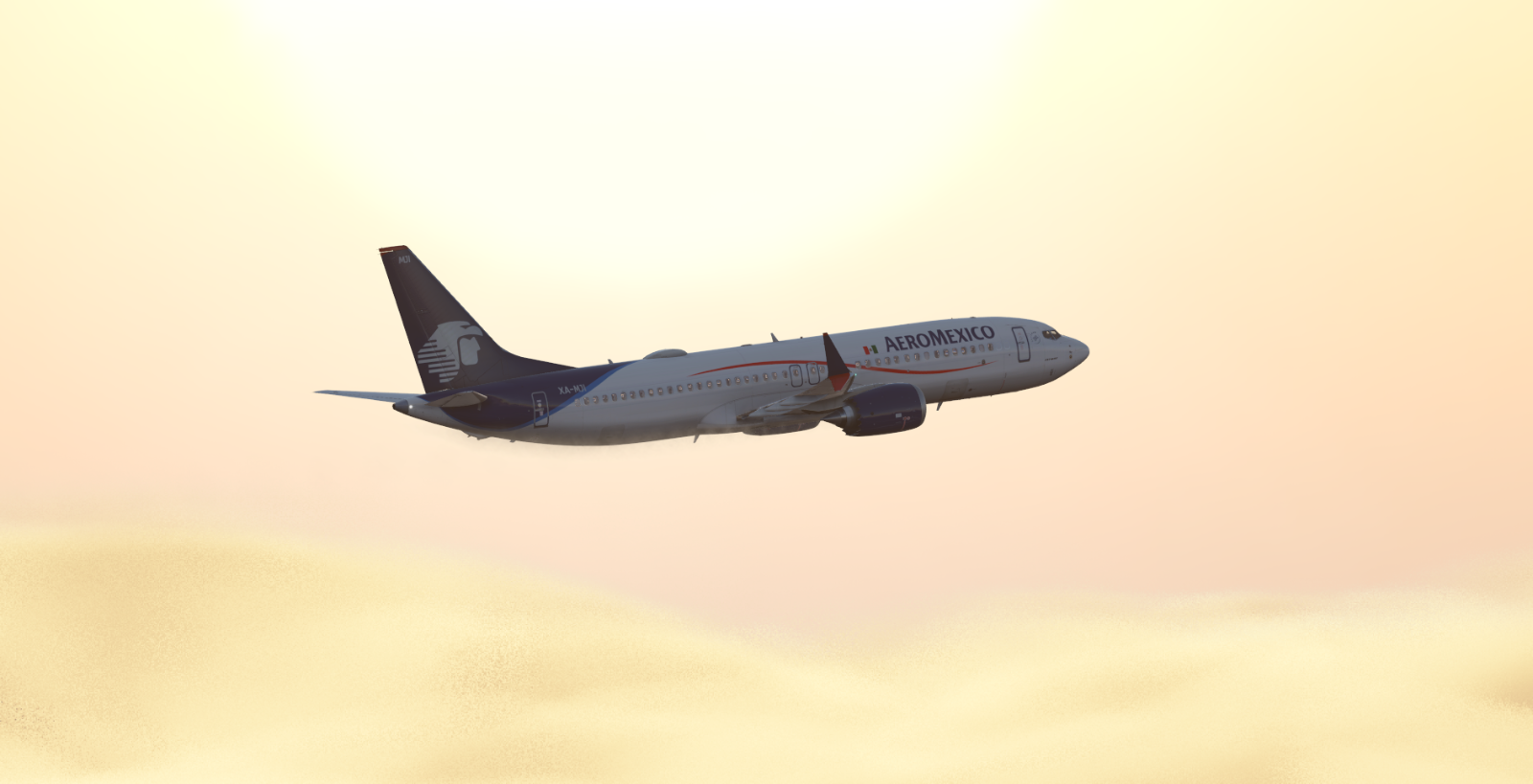 AeroMexico (XA-MJI) 737 Max 8 - Zibo 737 - X-Plane.Org Forum