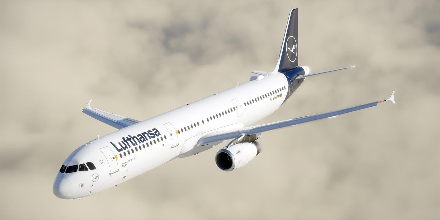 Toliss A321 Lufthansa new livery PACK - 8K & 4K textures - Toliss