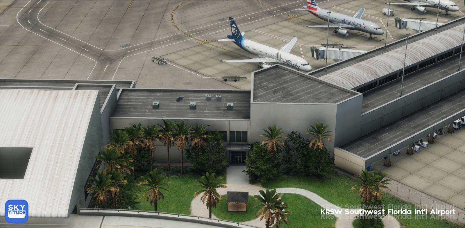 KRSW Southwest Florida Int'l Airport for XPlane 12 Skytitude Scenery
