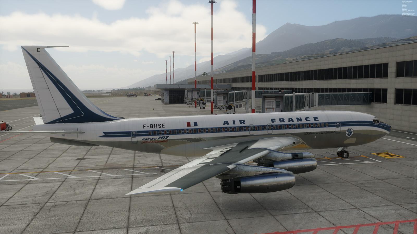 Shenshee Boeing 720B Air France 60s Livery - Aircraft Skins