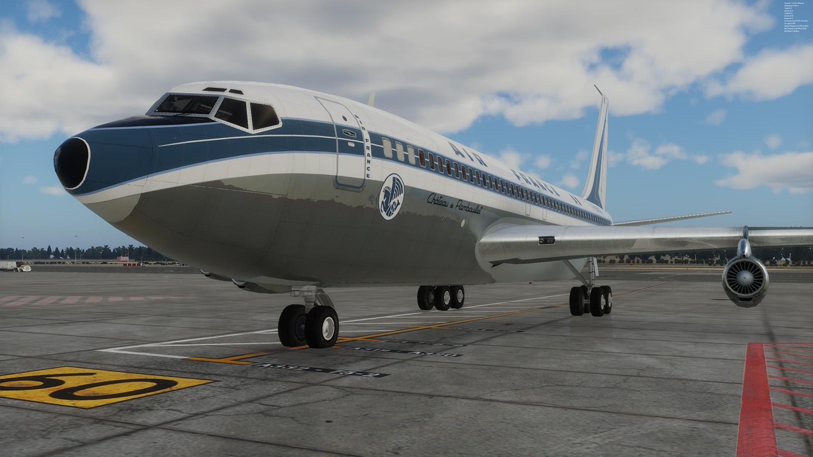 Shenshee Boeing 720B Air France 60s Livery - Aircraft Skins