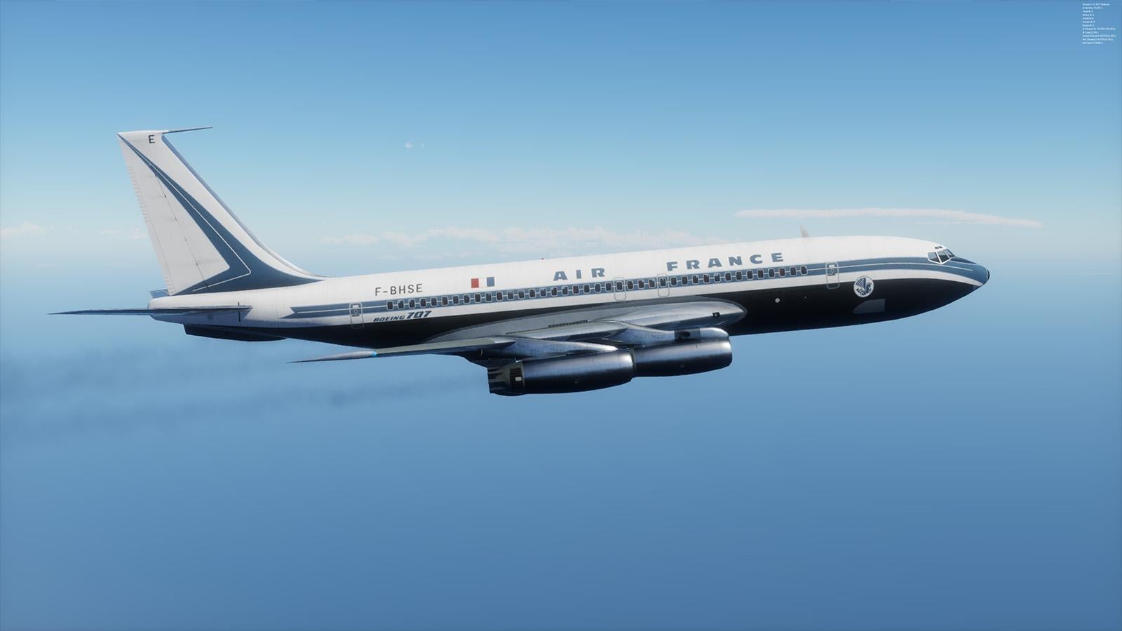 Shenshee Boeing 720B Air France 60s Livery - Aircraft Skins