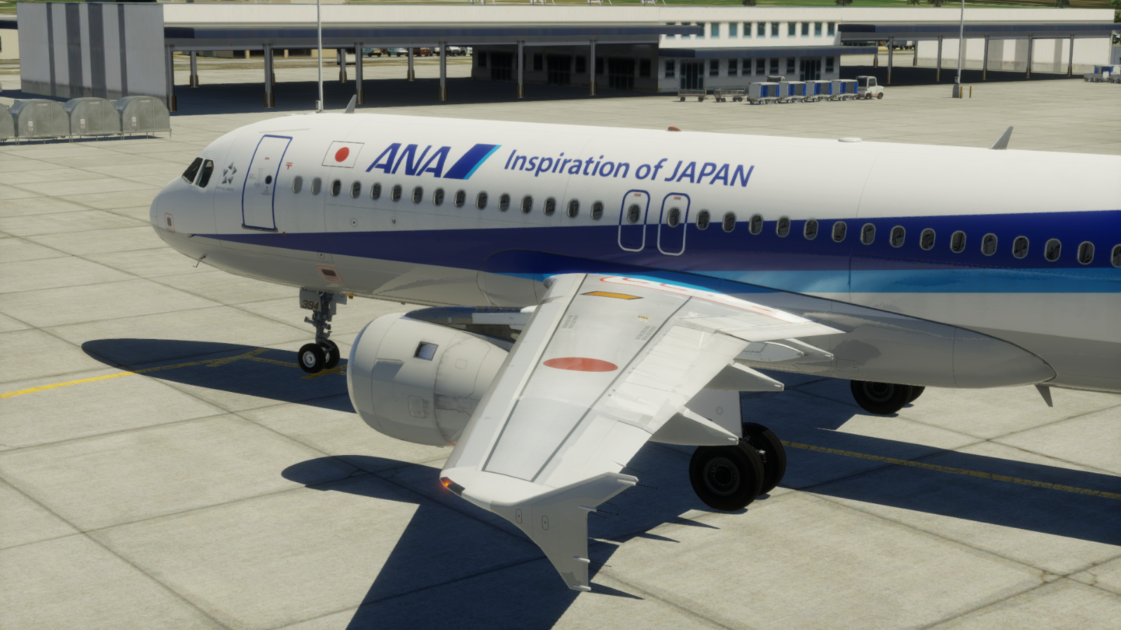 Toliss A320 - All Nippon Airways (CEO Mod) JA8394 - Aircraft Skins