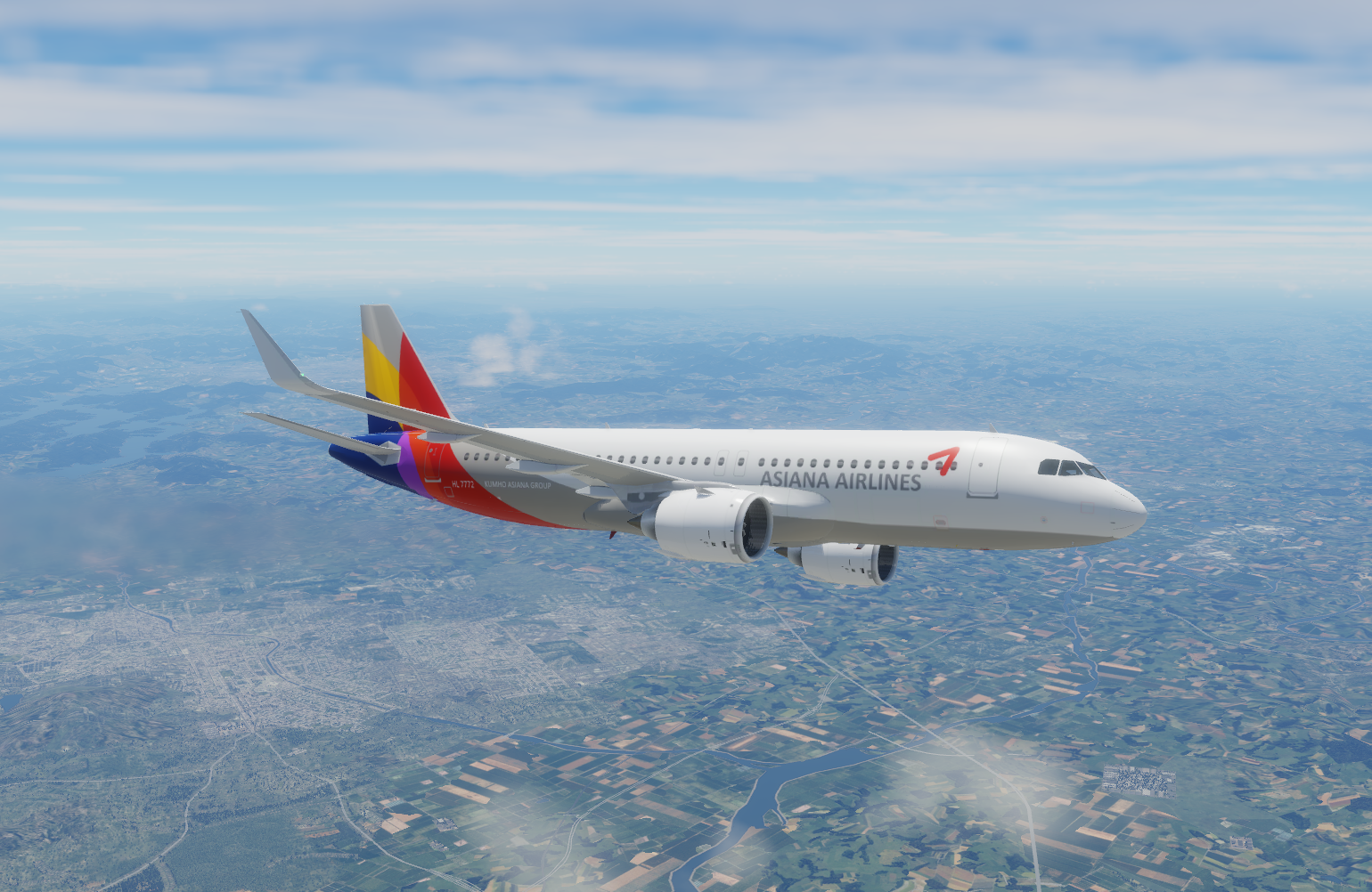 MAD A320N Asiana Airlines HL7772 - Aircraft Skins - Liveries - X