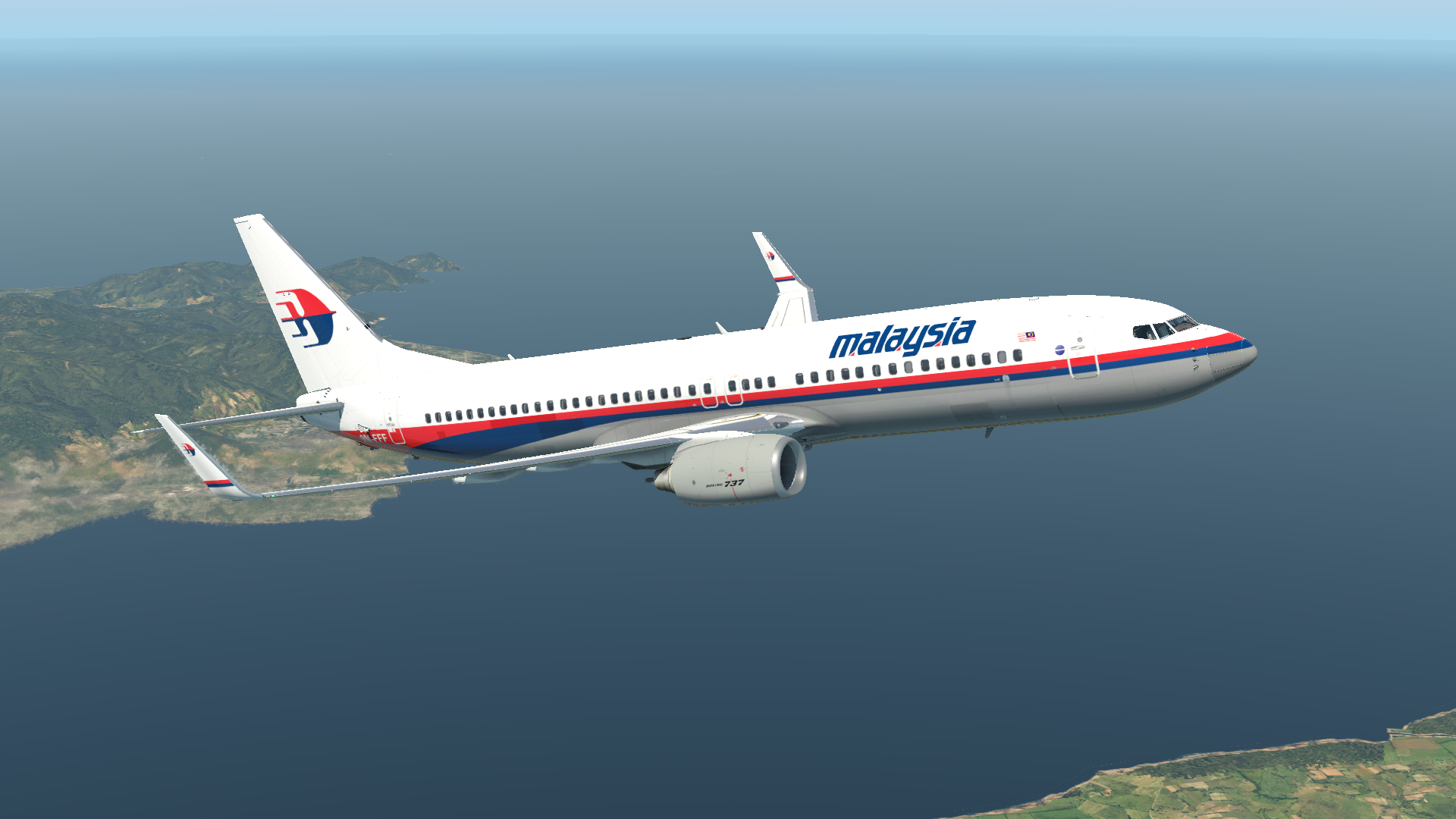ひま Malaysia Airlines Old Default 737 - Default X-Plane Aircraft - X