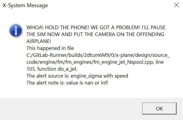 Flight model error when trying to load situation - Report Bugs/Issues ...