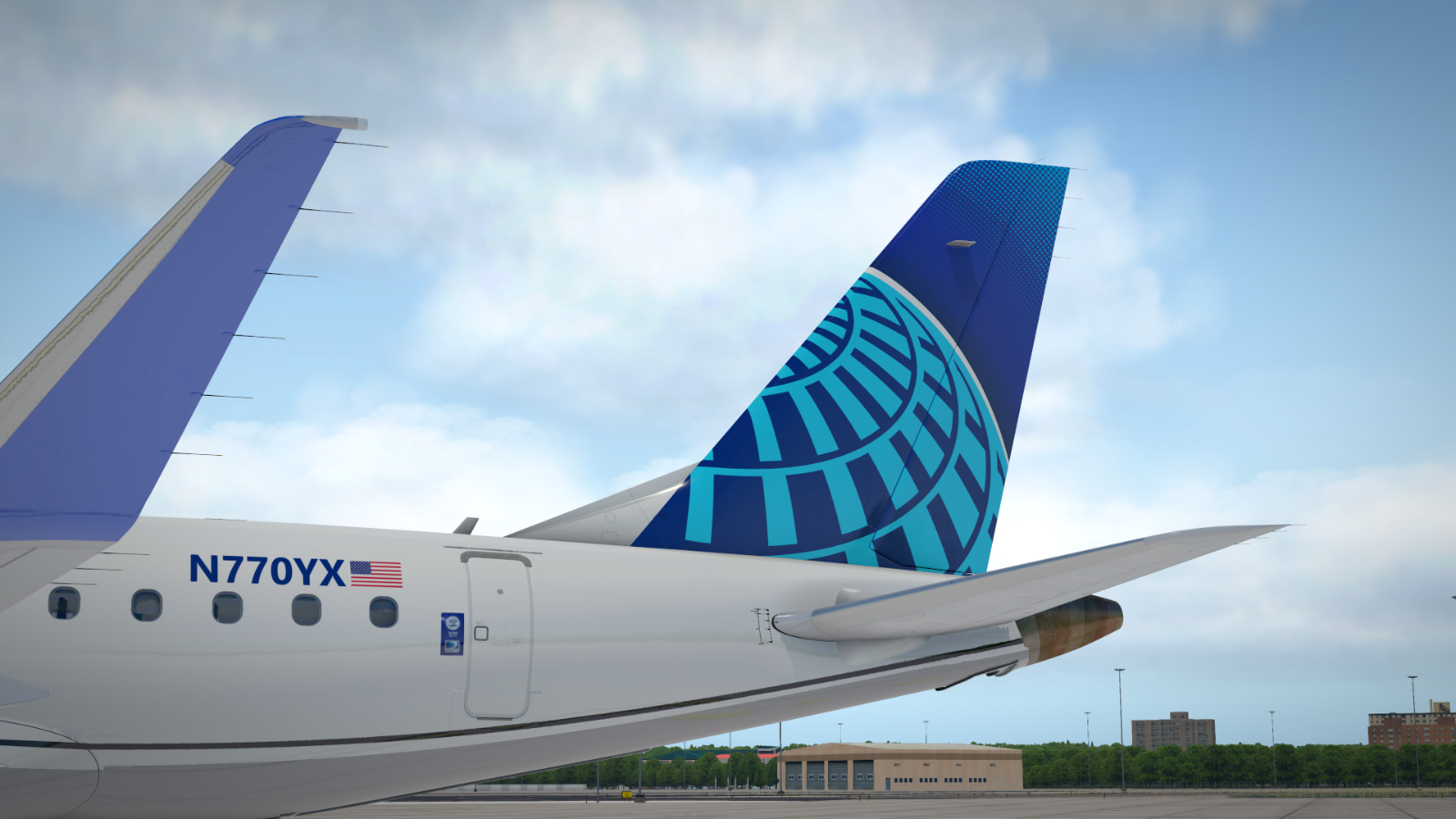 United E175 by Republic Airways - Evo Blue Livery Pack - E-Jets