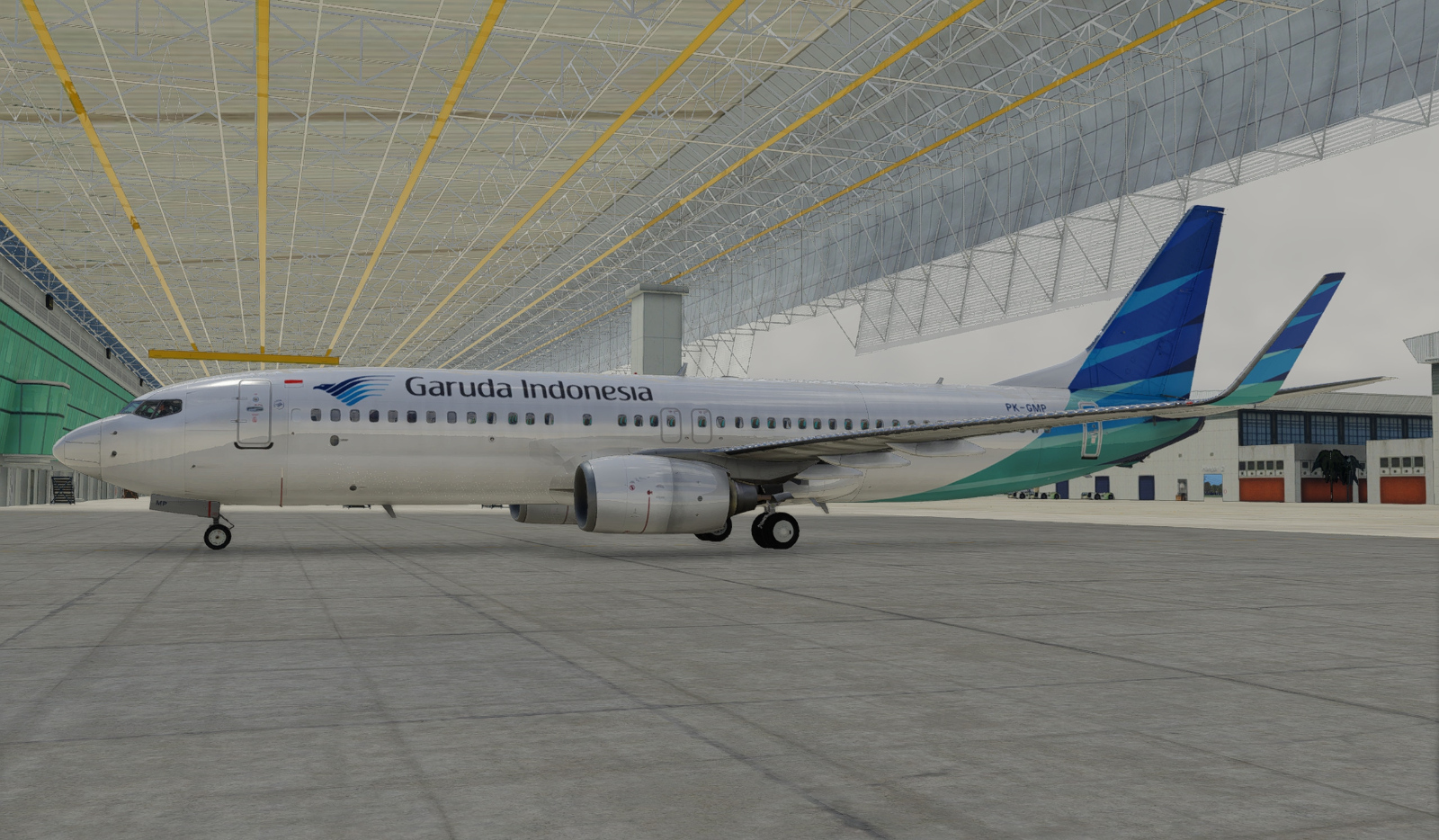 Zibo 737-800X Garuda Indonesia (25th GarudaMiles Anniversary) PK