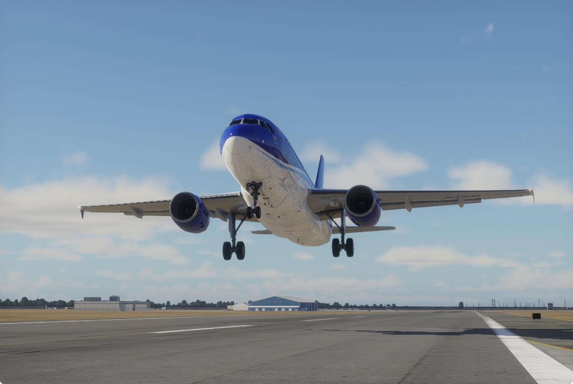 Azerbaijan Airlines 4K-AZ05 Livery for ToLiss A319 - Toliss A319