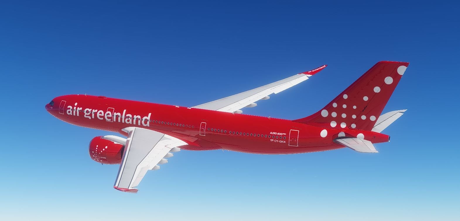 Air Greenland A330-800neo [X-Works] (OY-GKN) - Default X-Plane