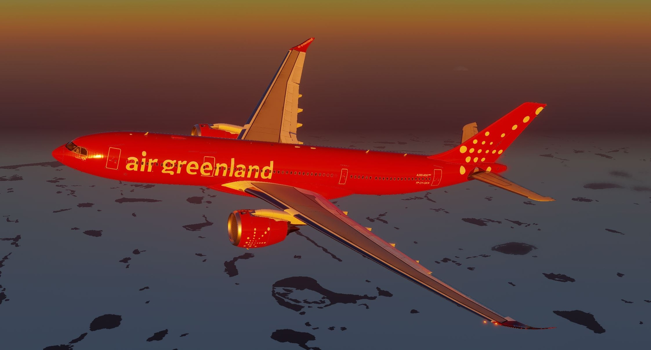 Air Greenland A330-800neo [X-Works] (OY-GKN) - Default X-Plane