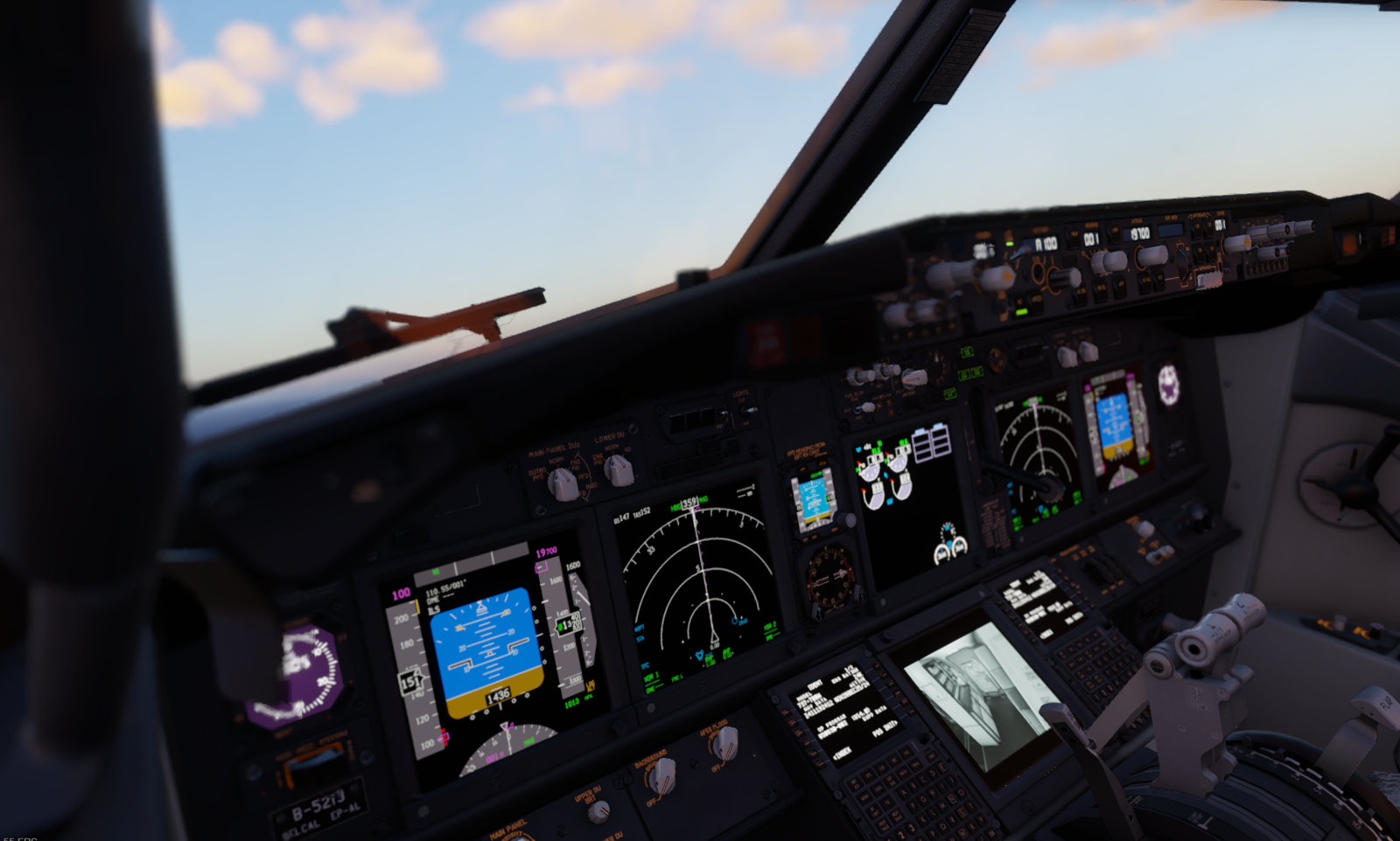 Air China B737-700(WL) standard livery B-5213 - Zibo 737 - X-Plane