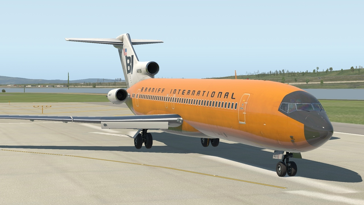 FlyJSim 727-200A Braniff International 
