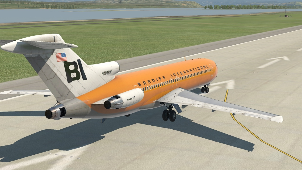 FlyJSim 727-200A Braniff International 