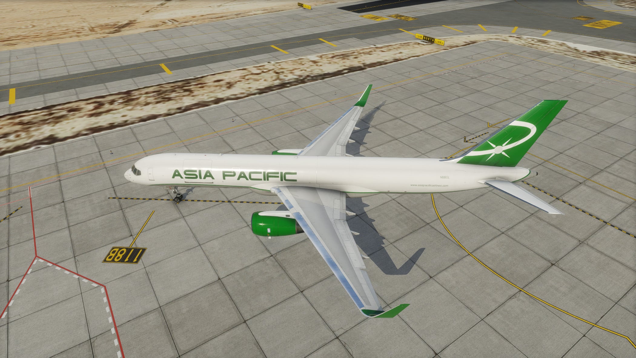 FF B752F - Asia Pacific Airlines [MGE-P9] - N688L - FF 757 - X