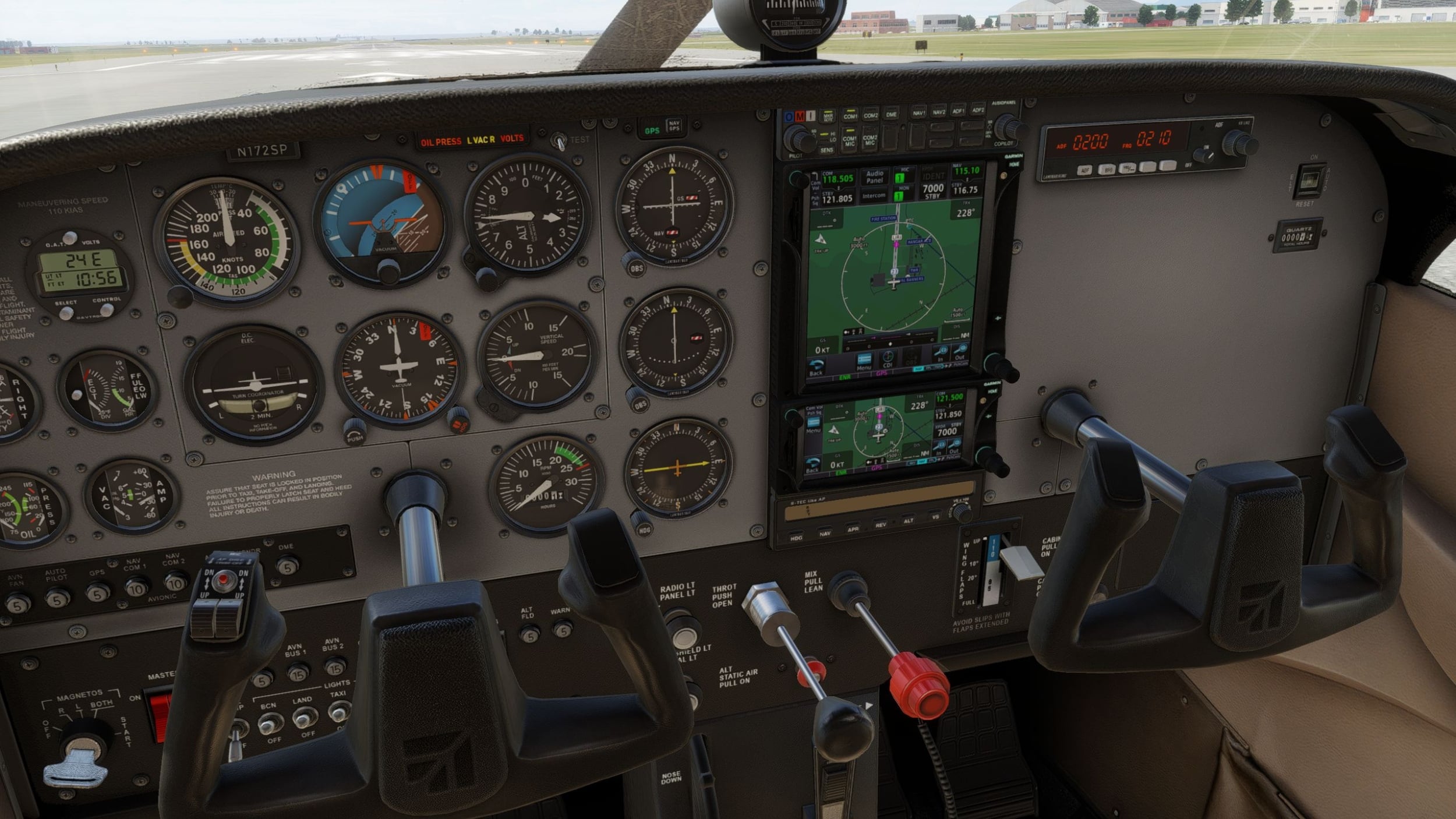Default Laminar Cessna 172 SP TDS GTN and Avitab Integration (REP