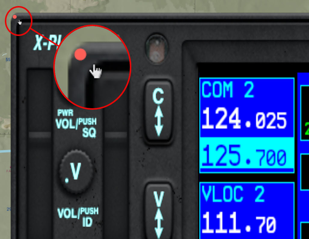 How to quickly close the 2D panel of the G530 - Using X-Plane - X