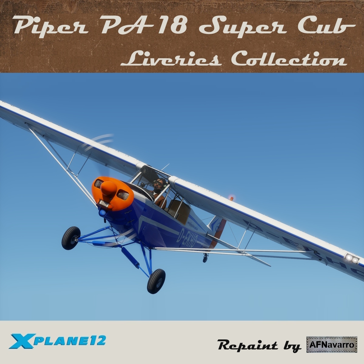 Livery D-EKHO for Default & Dan's Pa-18 XP12 - Default X-Plane