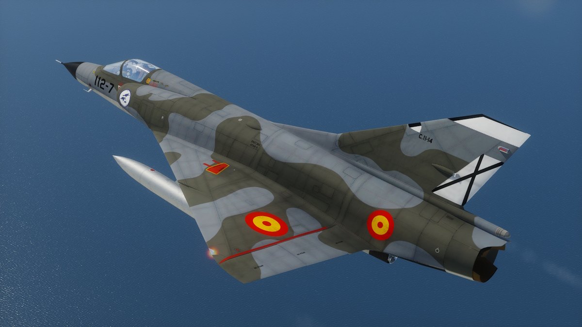 Avion Mirage III C Play Me Réf 113 - Espagne, Années 70, échelle 1:130