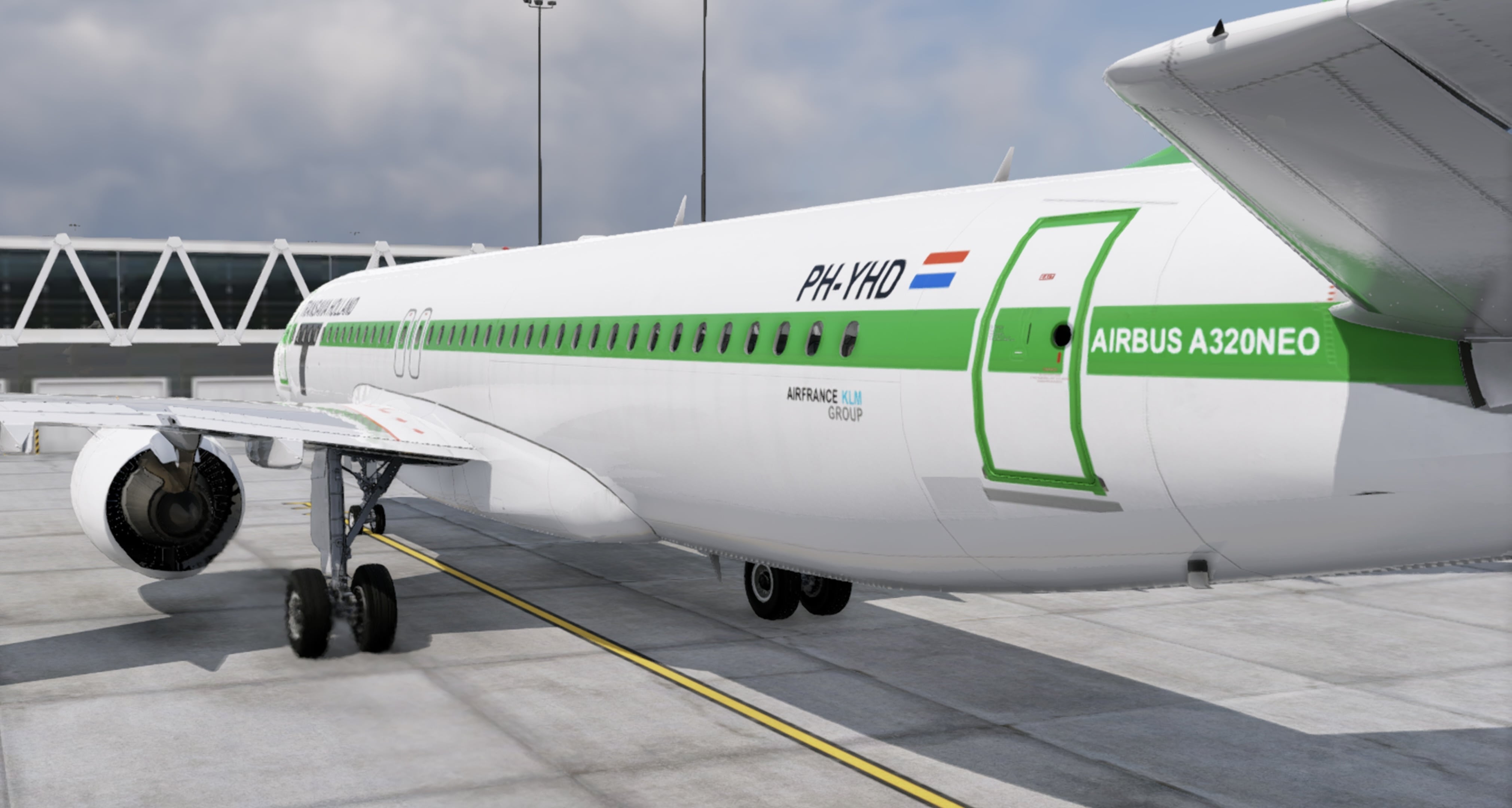 Transavia Holland retro livery 60s Toliss a320neo - Toliss A320