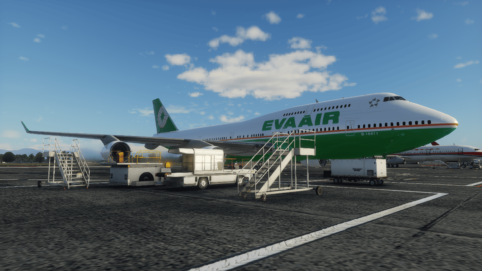 EVA AIR (2001) B747-400 Sparky ( With enchancement Mod ) - Other