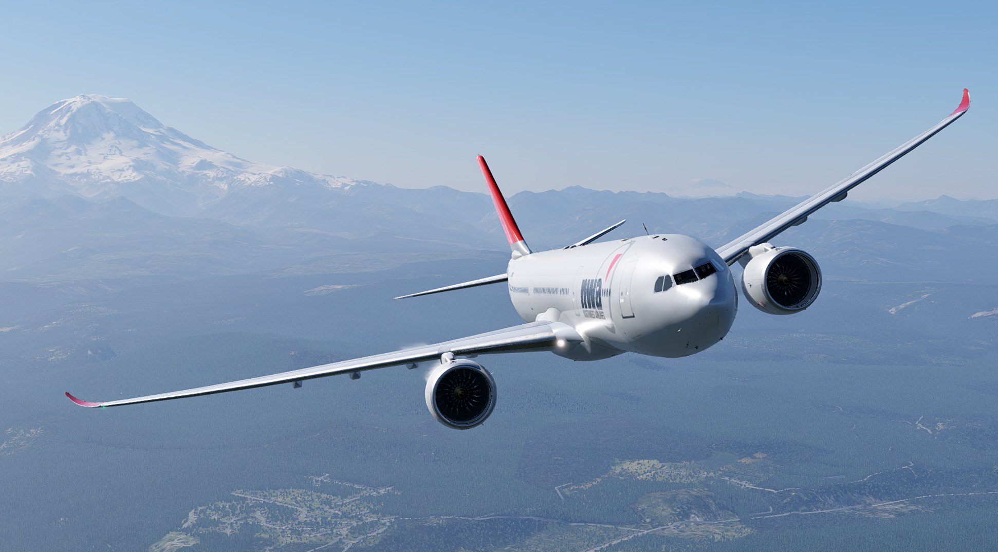 Northwest Airlines A330-900 2004 Livery - Toliss A339 - Toliss