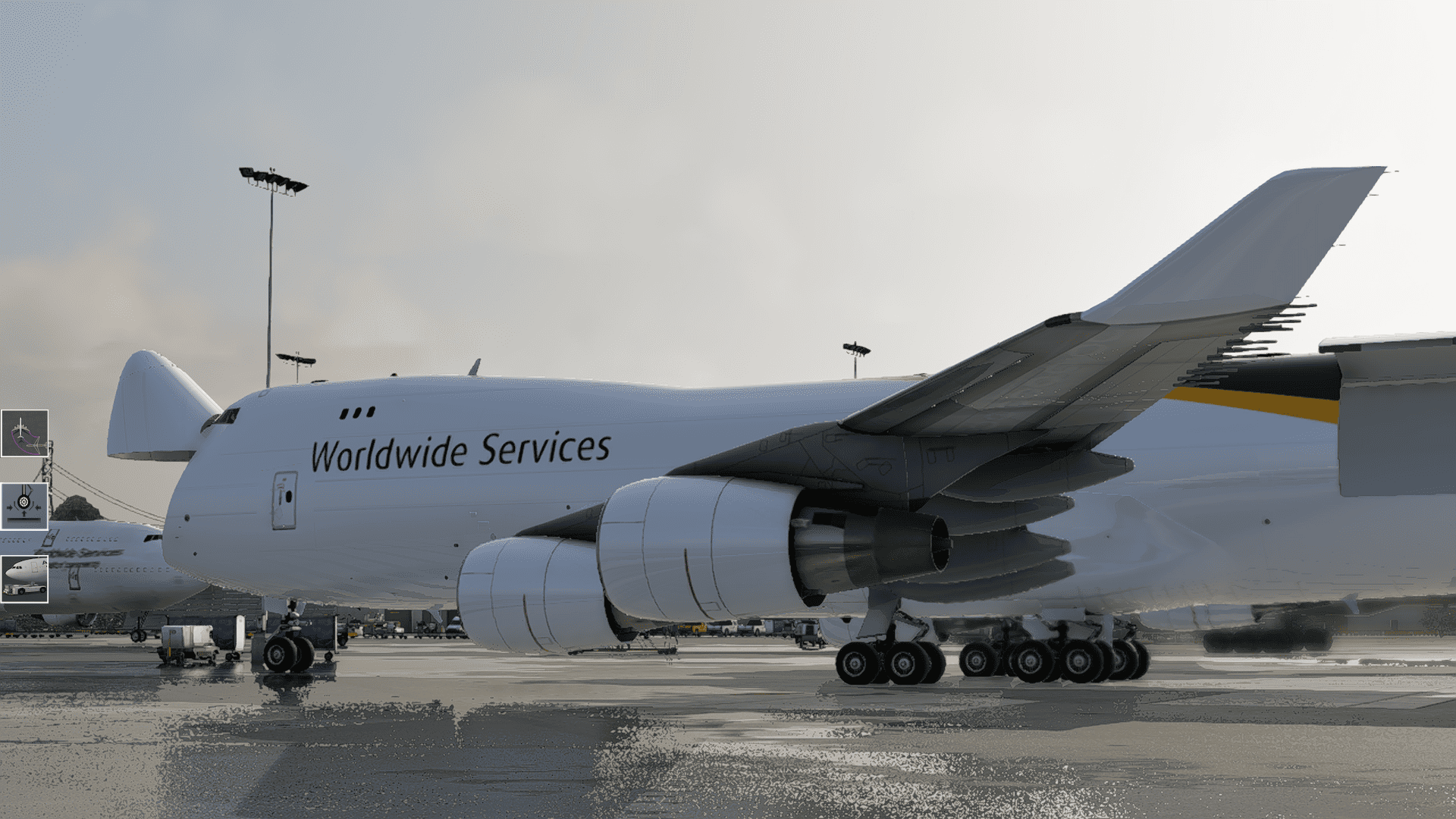 SFC★SUPER BATTER UP 海外版(国内本体動作不可) 端子清掃済み UPS United Parcel Service (2014) 747-400F Sparky ( With