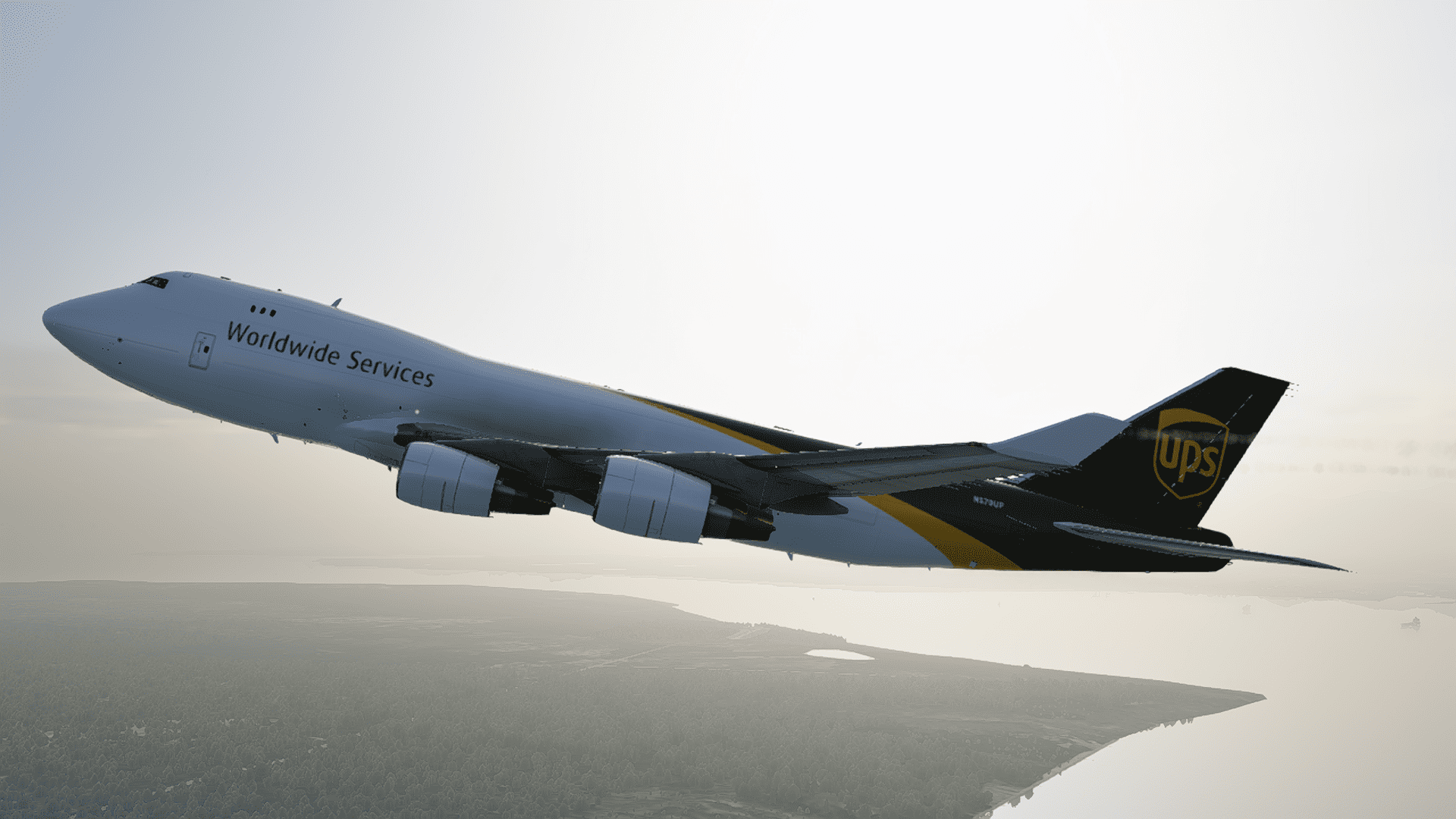 SFC★SUPER BATTER UP 海外版(国内本体動作不可) 端子清掃済み UPS United Parcel Service (2014) 747-400F Sparky ( With