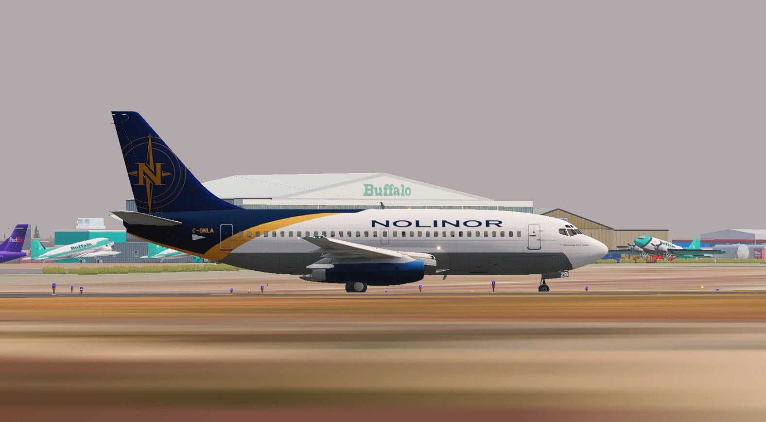 Nolinor C-GNLA for FlyJSim Boeing 737-200v3 - Other Aircraft