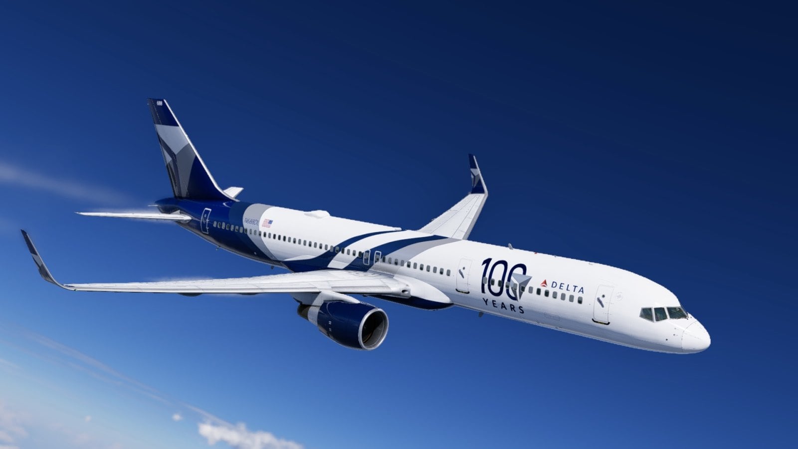 ベイリー Delta 757-232 N688DL | 100 Years Livery (Fictional) - FlightFactor