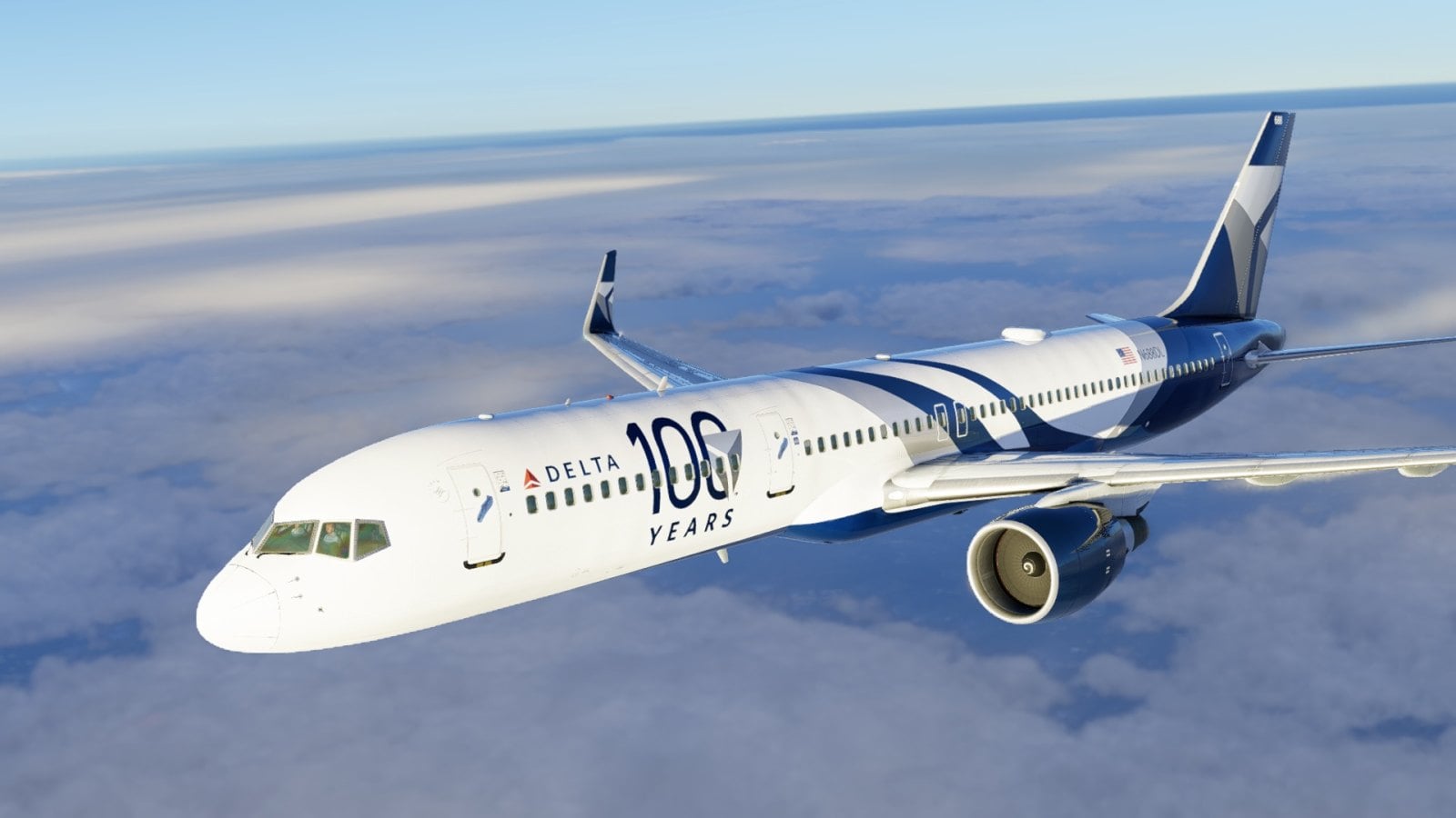 Delta 757-232 N688DL | 100 Years Livery (Fictional) - FlightFactor