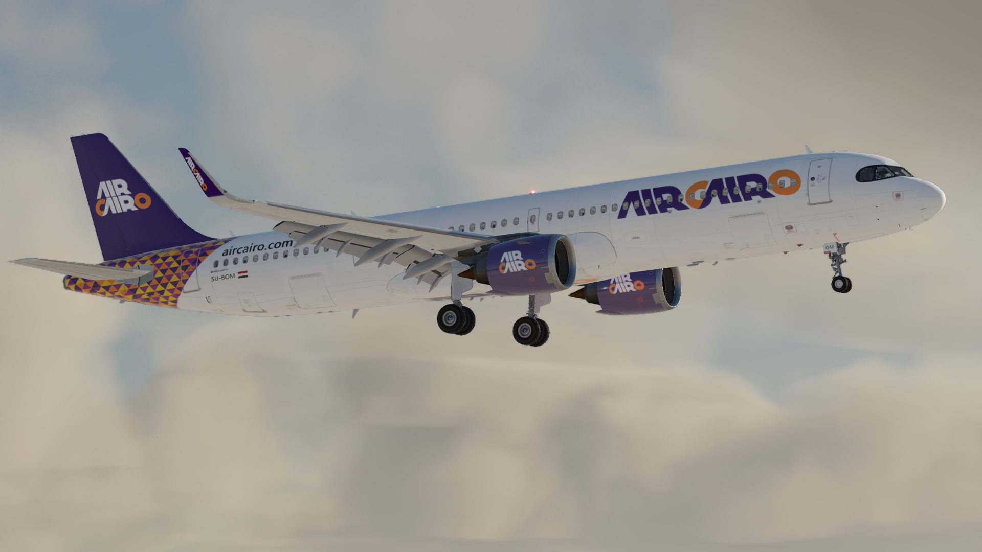 AirCairo (Air Cairo) SU-BOM Toliss A321 Neo *VIRTUAL* with