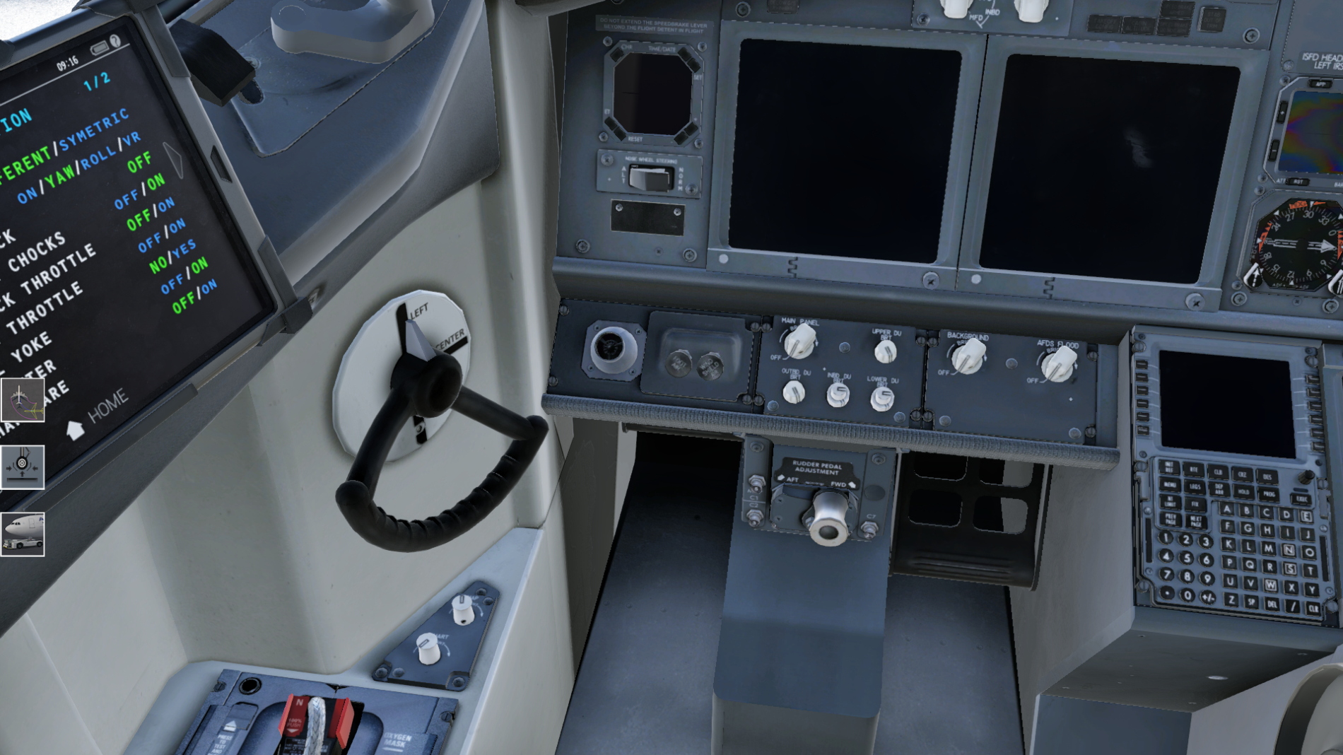 How to setup racing pedals on the ZIBO MOD - ZIBO B738-800