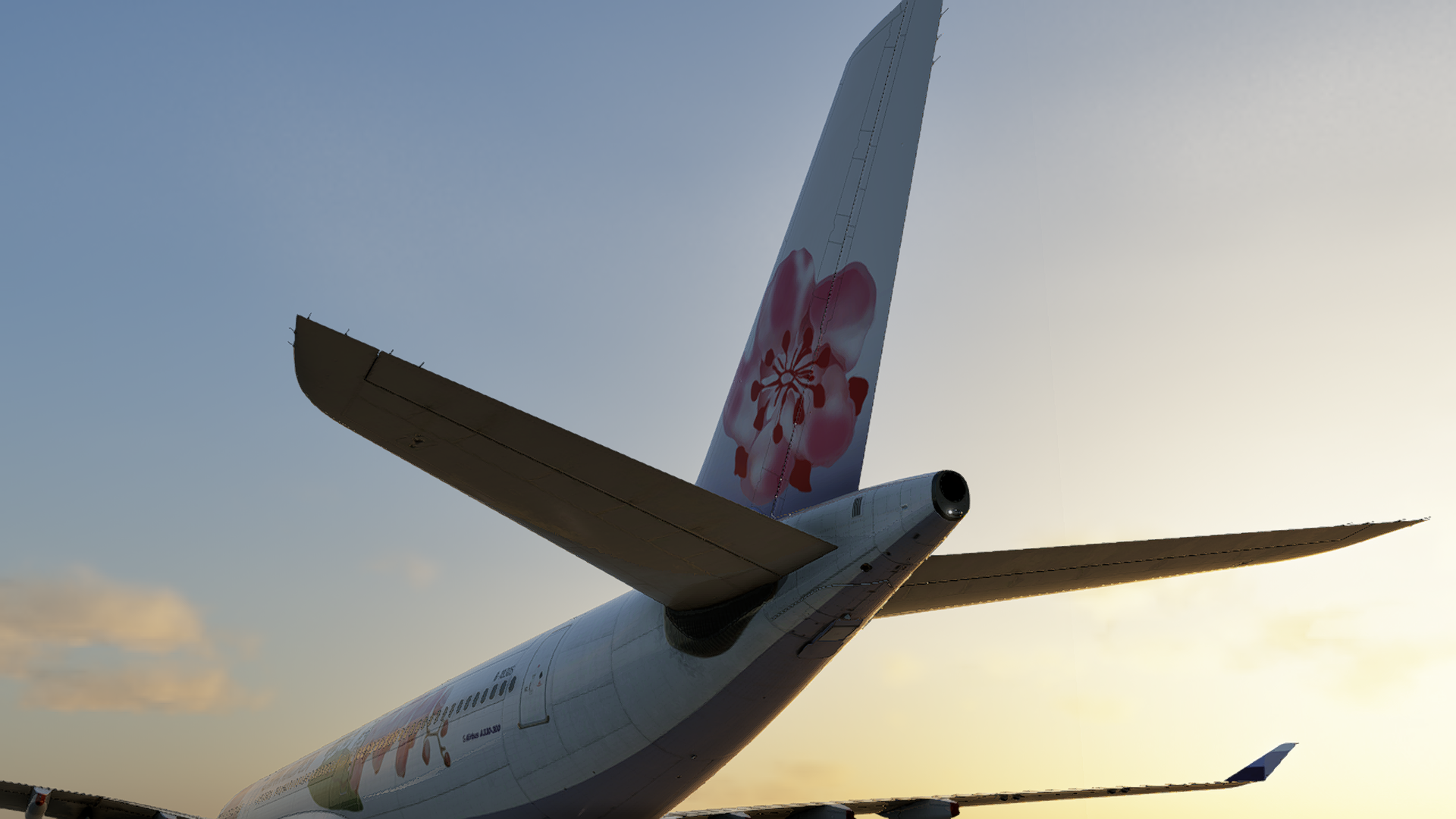 China Airlines “Butterfly Orchid” B-18305 LR A330-300
