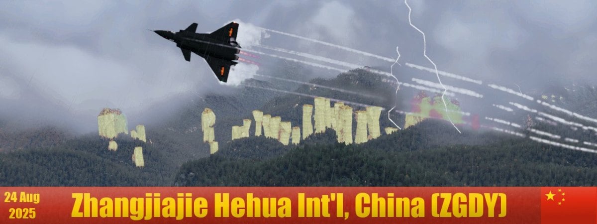 🇨🇳 1076th fly-in: Zhangjiajie, China (ZGDY) - Online Flight Ops