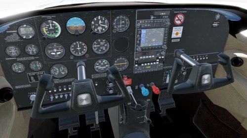 Livery N244KM for freeware XP12 Cessna C-182S by Maudic - General