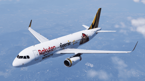 Tigerair Taiwan fleet pack Toliss A320 (Carda IAE/Toliss IAE