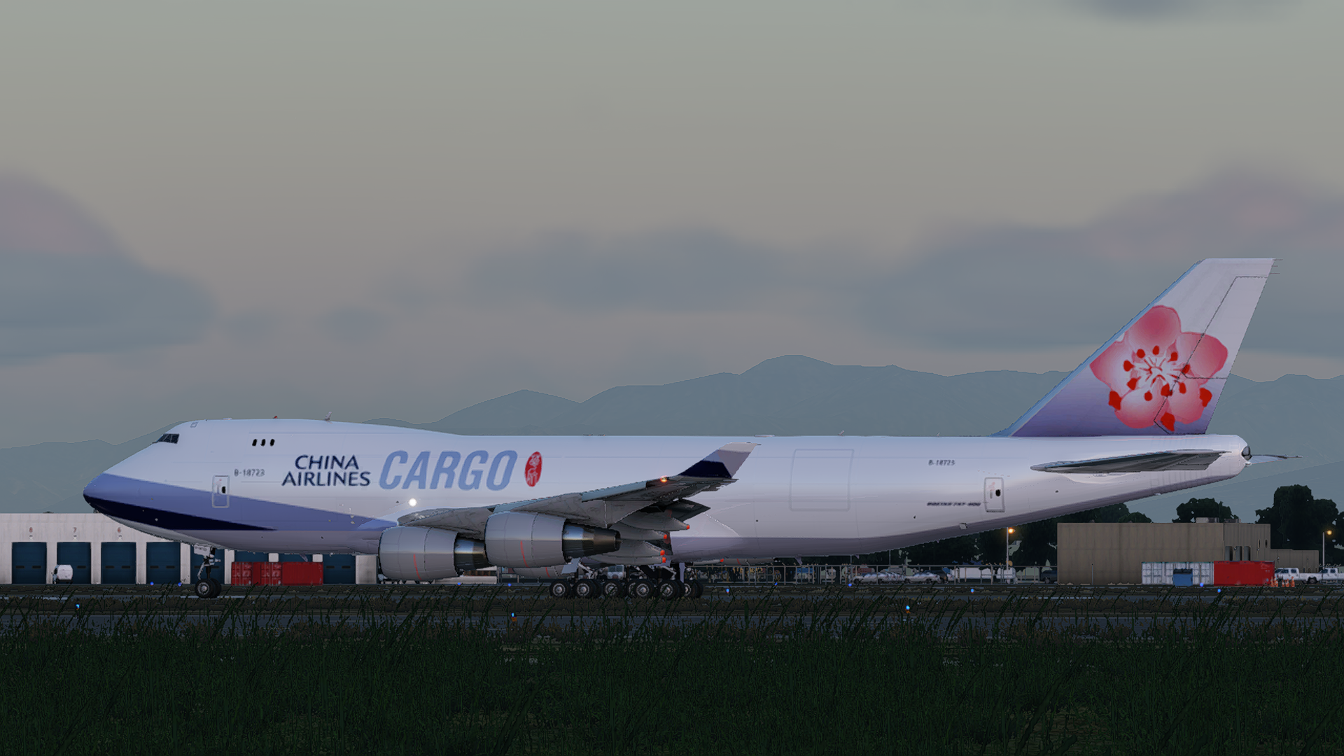 China Airlines CARGO B747-400F Sparky ( With enchancement Mod