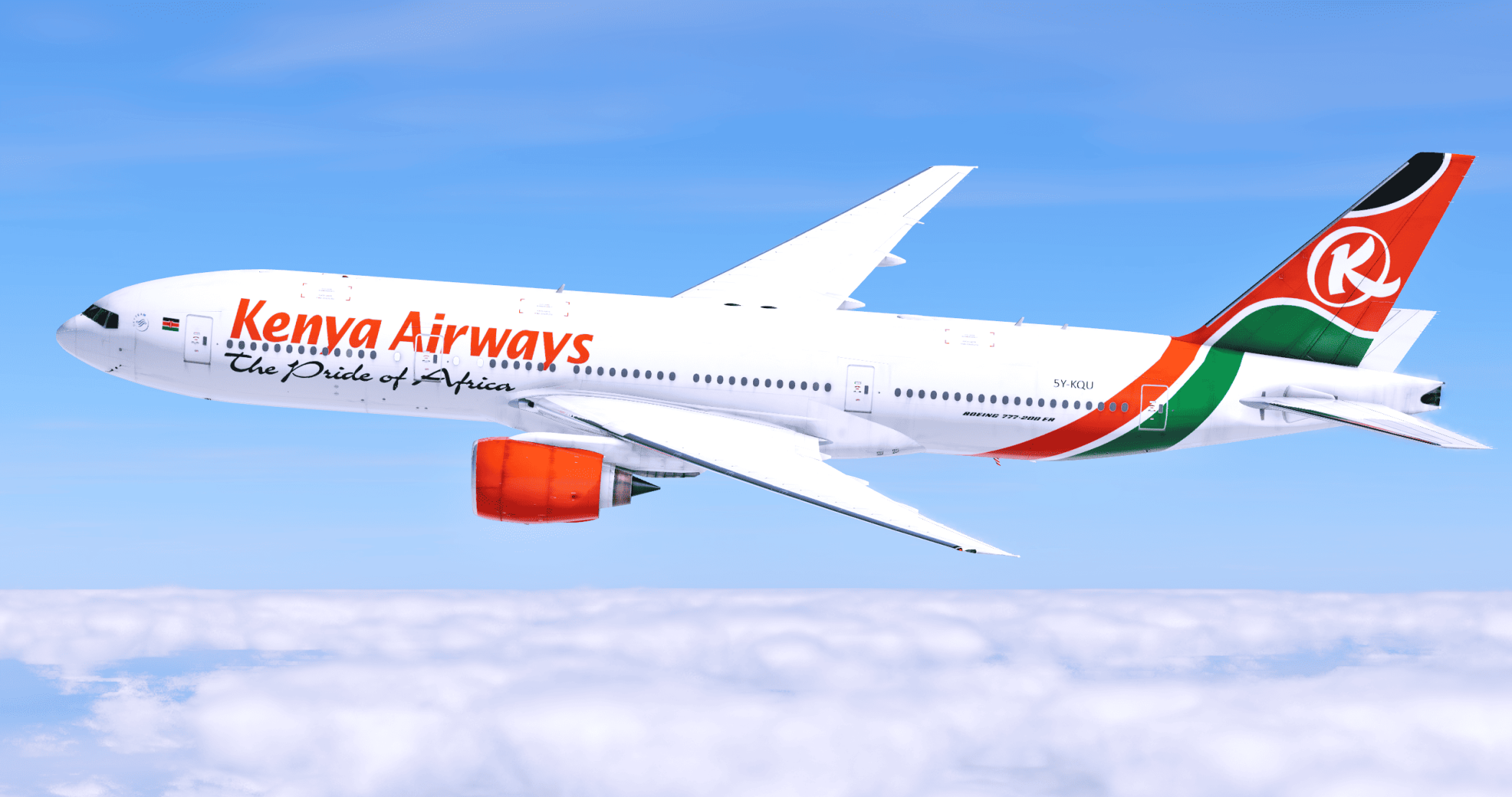 FlightFactor 777-200V2 Kenya Airways Pack 4K - FF 777 Ultimate - X