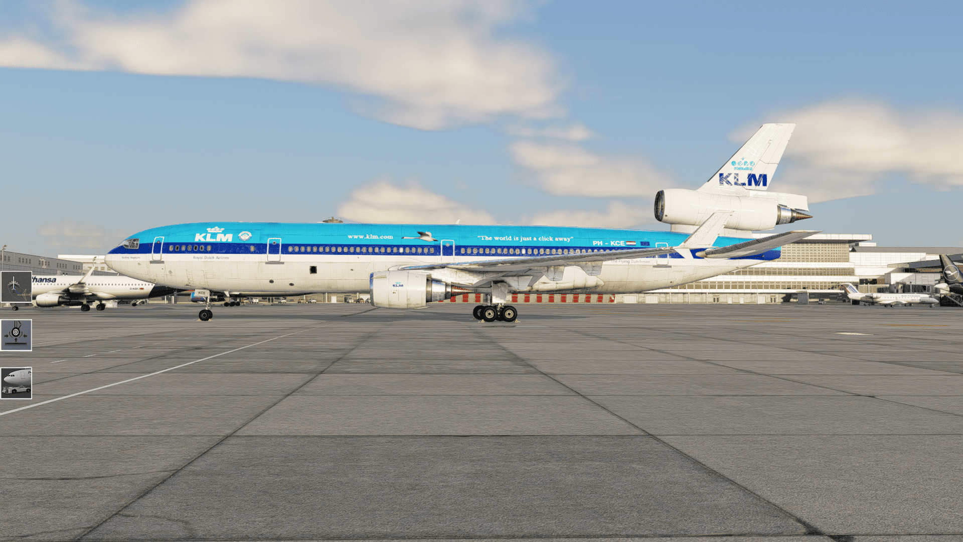 Rotate MD-11 - KLM - The world is just a click away ( DC-10 Based