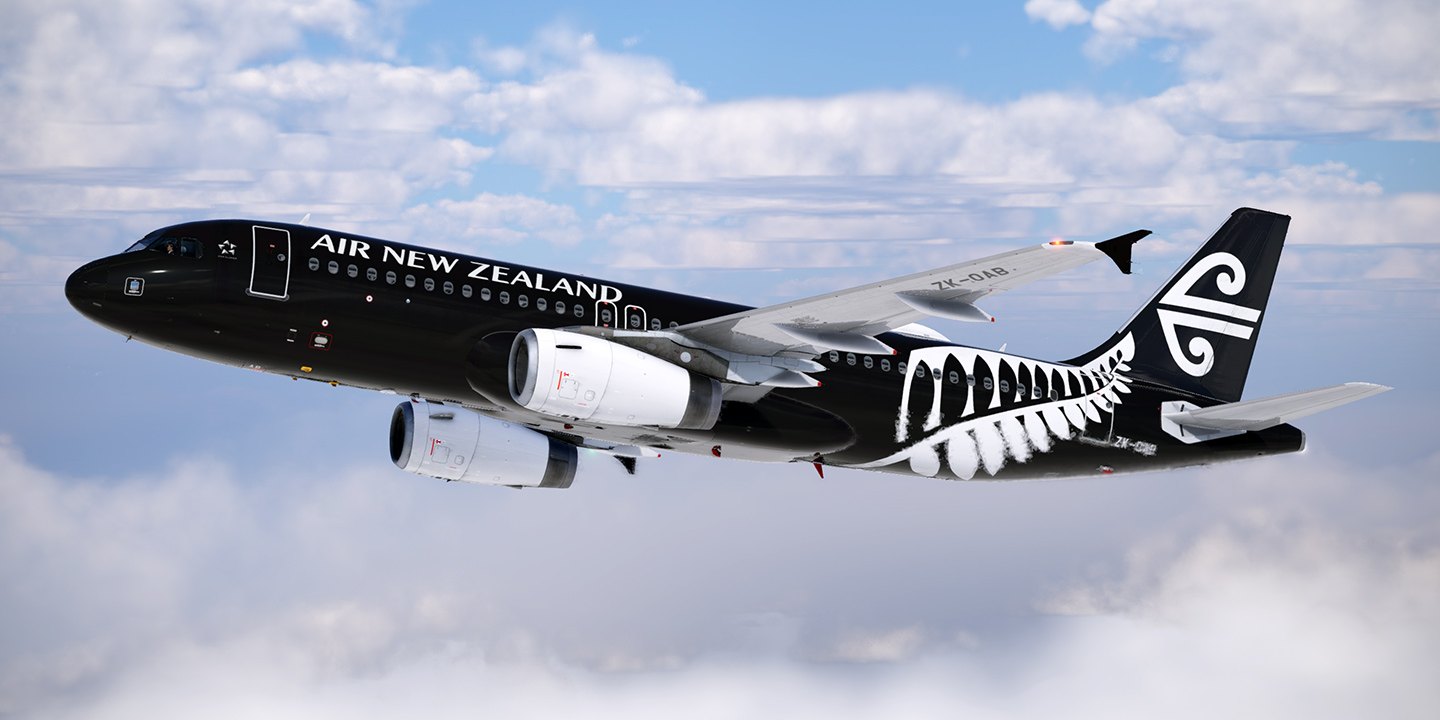 Toliss A320-200 Air New Zealand All Blacks (ZK-OAB) - UHD 8K & 4K