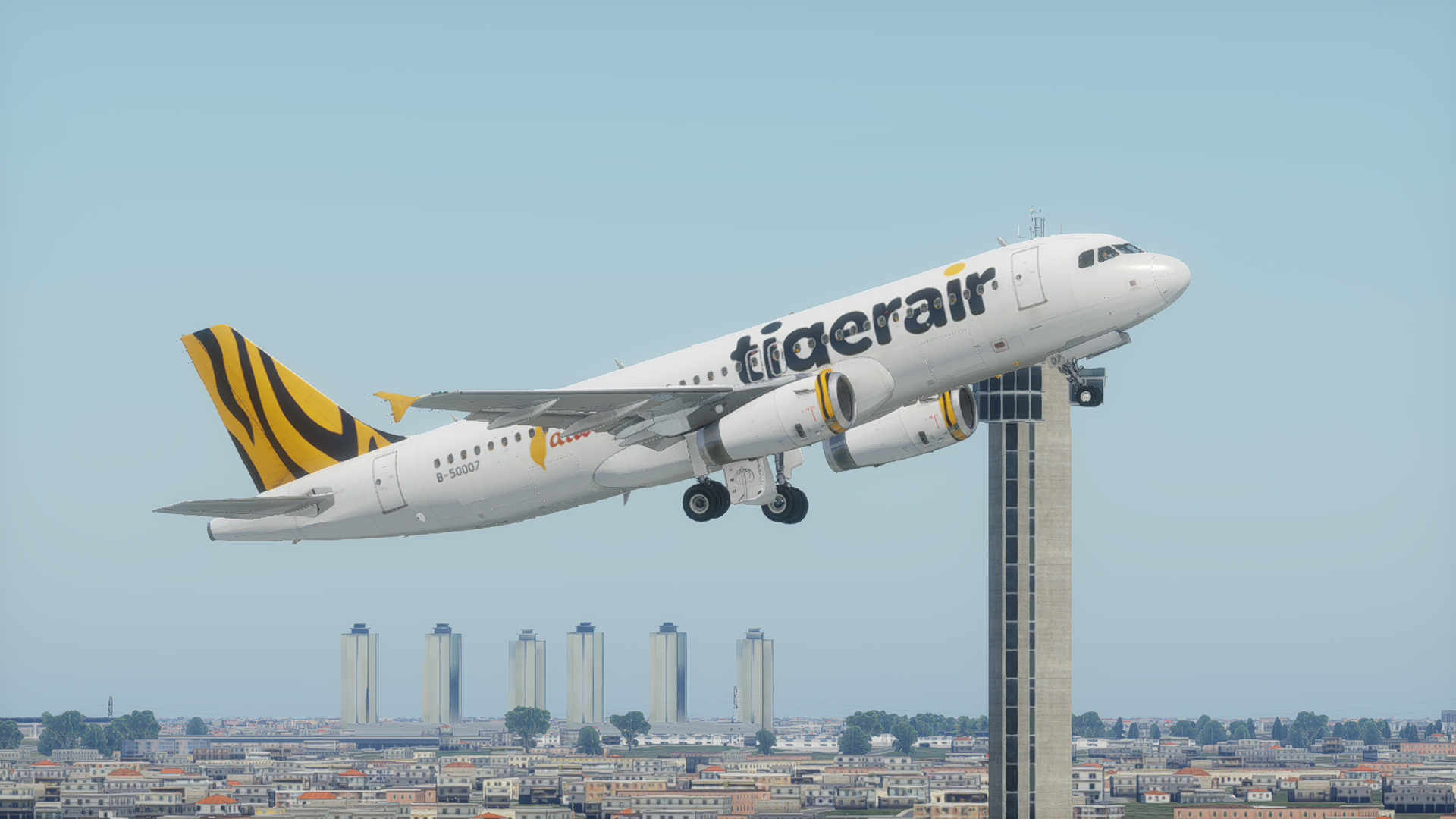 Tigerair Taiwan fleet pack Toliss A320 (Carda IAE/Toliss IAE